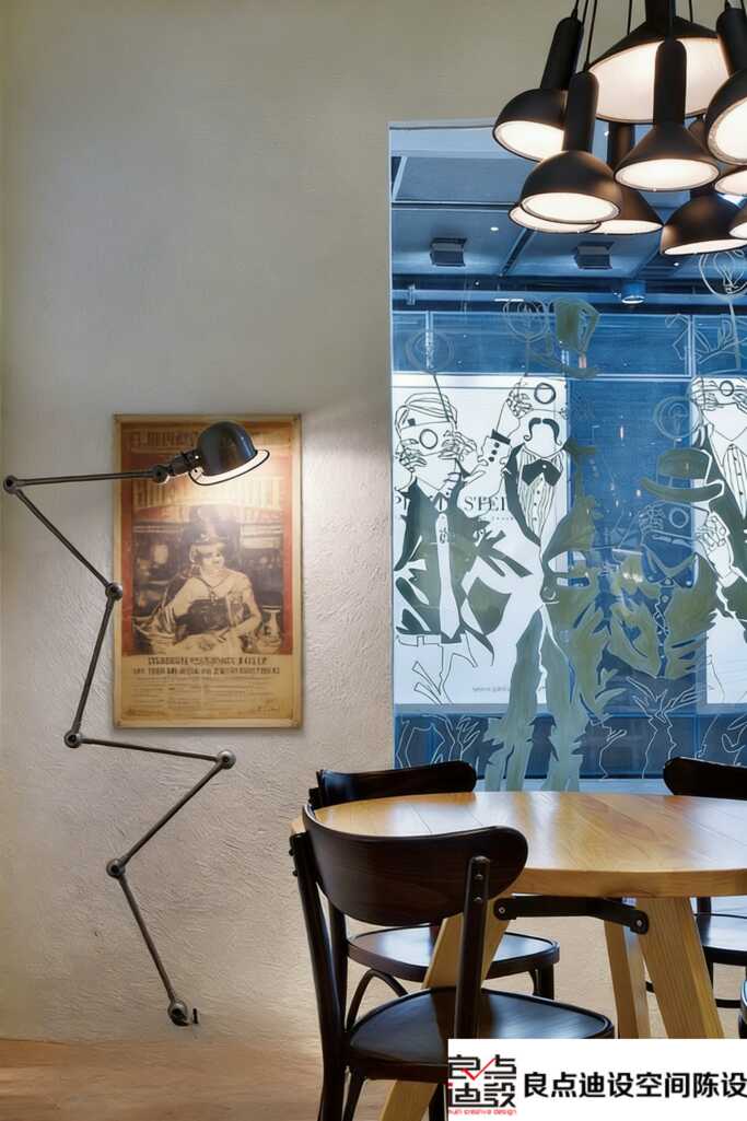 咖啡店装修软装设计封神之作!工业复古风这样搭，拍出电影感大片